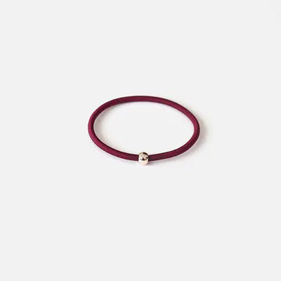Korean Style Hair Accessories with Gold Bead Hair Ties