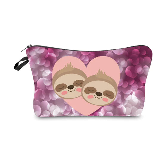 Women's Waterproof Canvas Makeup Clutch Bag