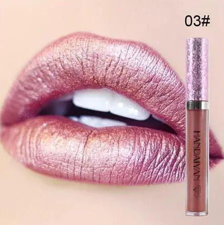 Glitter Liquid Lipstick with Long-Lasting Formula