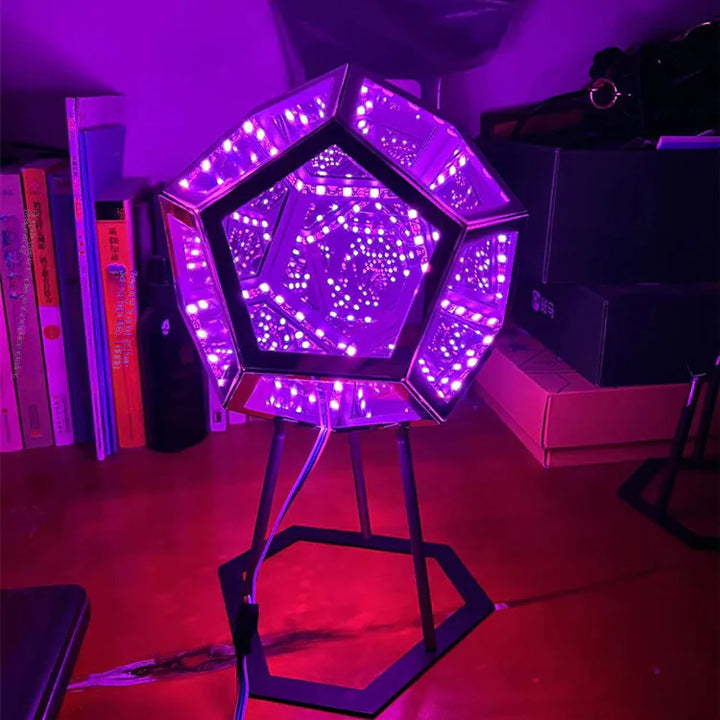 Infinity Dodecahedron Colorful Night Light Art Lamp