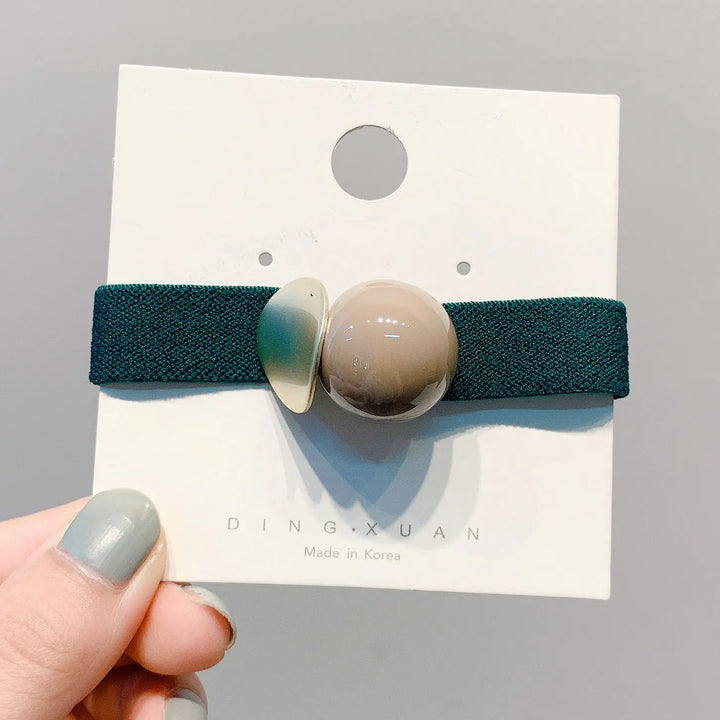 Korean Style Hair Ties - Cute Geometric Hair Accessories