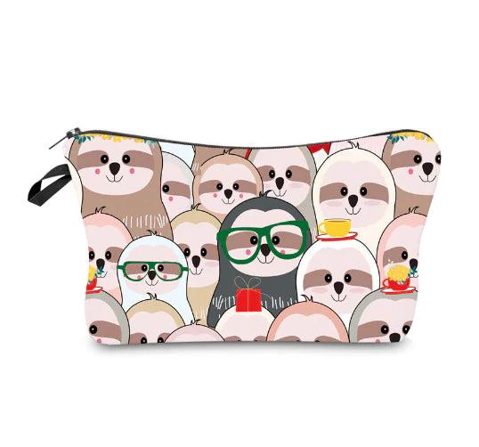 Women's Waterproof Canvas Makeup Clutch Bag
