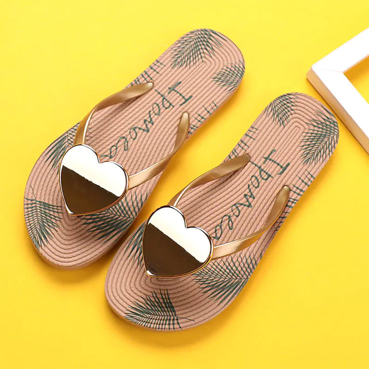 Love Flip Flops Women's Beach Shoes
