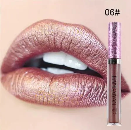Glitter Liquid Lipstick with Long-Lasting Formula