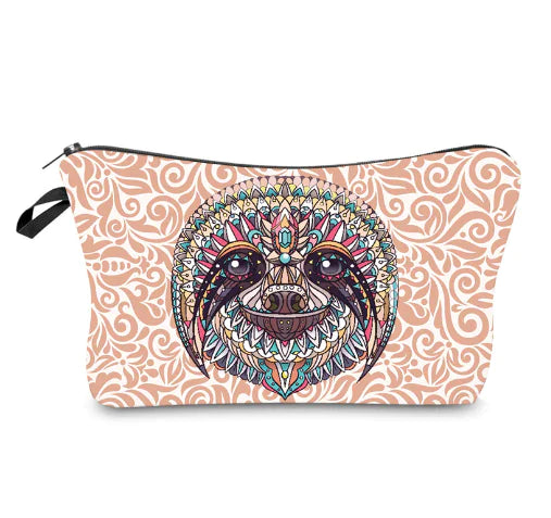 Women's Waterproof Canvas Makeup Clutch Bag