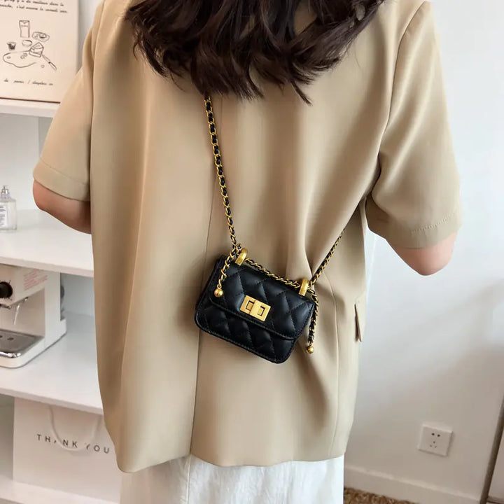 Women's Versatile Diamond Fashion Messenger Bag