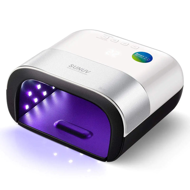 SUNUV SUN3 Professional UV Light for Gel Nails 48W LED Nail Lamp for Gel Polish with 4-Timer and Sensor 39 PCS LED Beads UV Dryer for Salon Home Gift for Woman Mom Girl