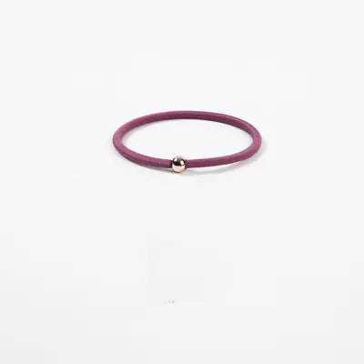 Korean Style Hair Accessories with Gold Bead Hair Ties