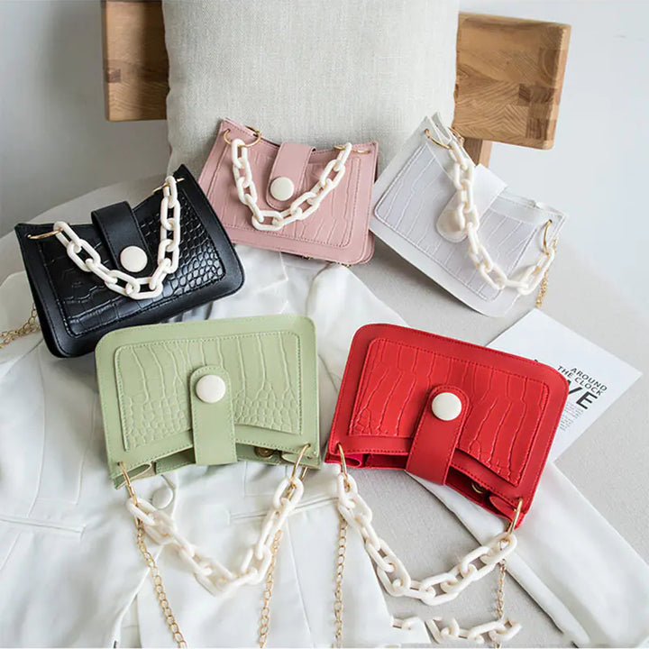 Women's Stone Pattern Underarm Shoulder Messenger Bags