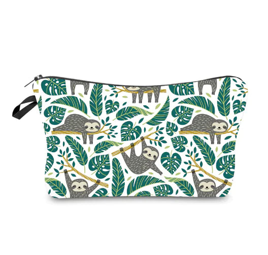 Women's Waterproof Canvas Makeup Clutch Bag
