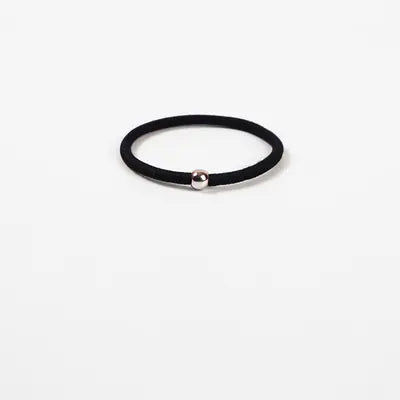 Korean Style Hair Accessories with Gold Bead Hair Ties