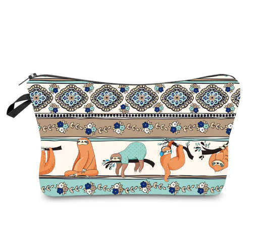 Women's Waterproof Canvas Makeup Clutch Bag