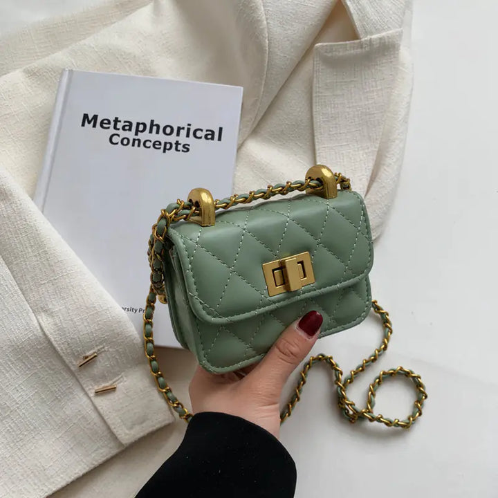 Women's Versatile Diamond Fashion Messenger Bag