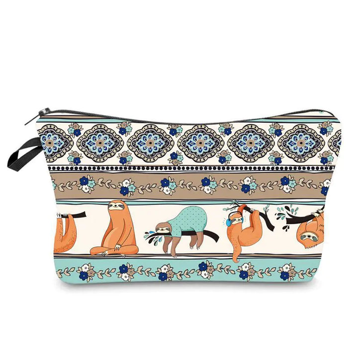 Women's Waterproof Canvas Makeup Clutch Bag