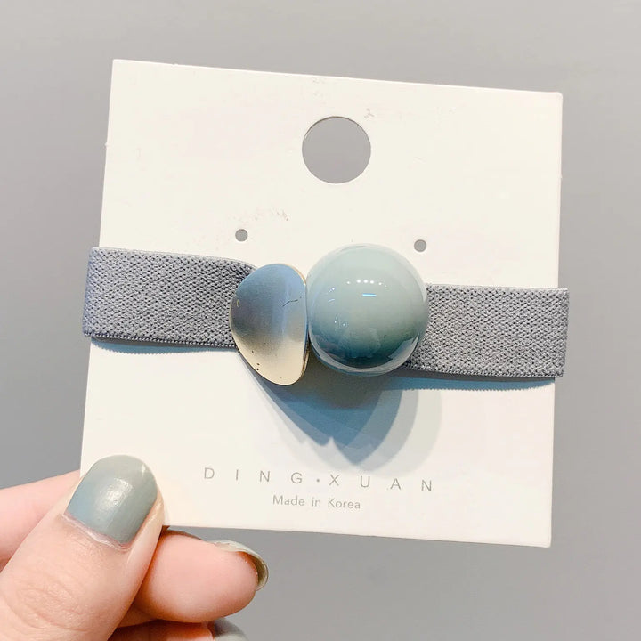 Korean Style Hair Ties - Cute Geometric Hair Accessories