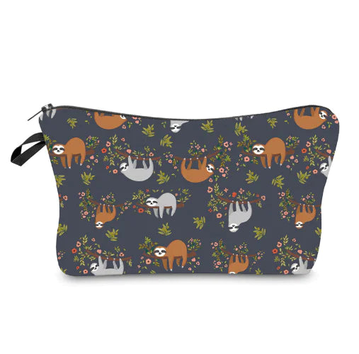 Women's Waterproof Canvas Makeup Clutch Bag