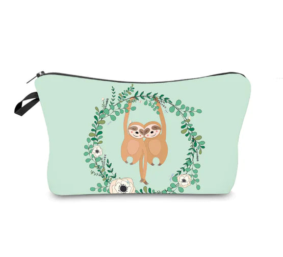 Women's Waterproof Canvas Makeup Clutch Bag