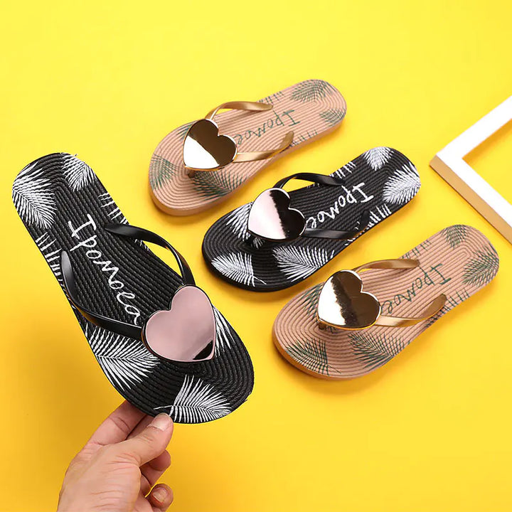 Love Flip Flops Women's Beach Shoes