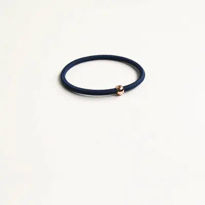 Korean Style Hair Accessories with Gold Bead Hair Ties