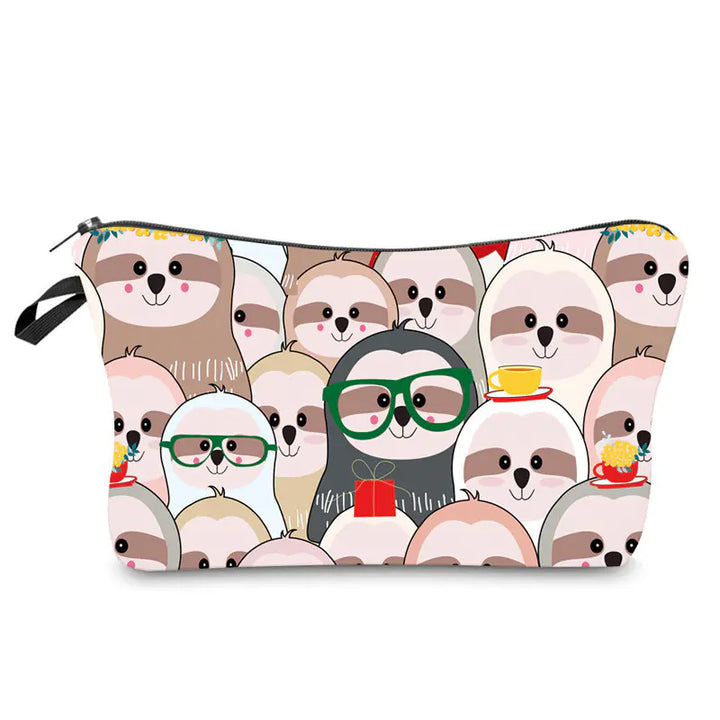 Women's Waterproof Canvas Makeup Clutch Bag